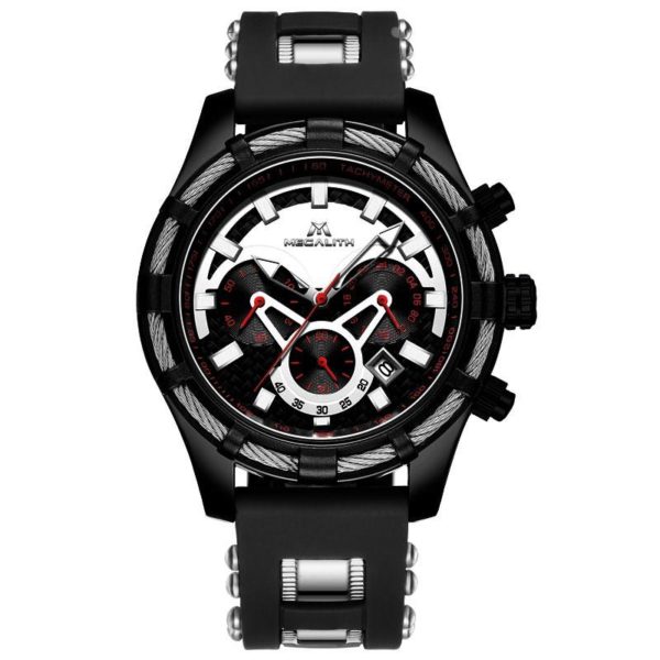 

Часы мужские Megalith 8042M | Rubber Band Black