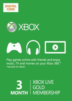 

Microsoft Xbox Live Gold 3 мес EU/RU/USA