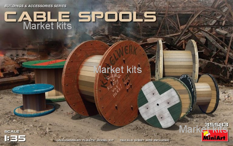 

Cable Spools 1:35 MINIART (MA35583)