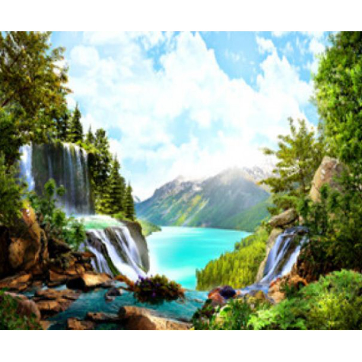 

Картина по номерам. на дереве 40*50 "Природа" карт.уп краск. кисти. (8164RSBD)