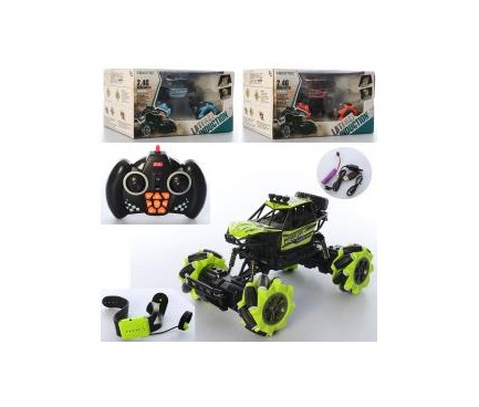 

Джип XB1031 (12шт) р/у2,4G пульт 2шт,акк,25см,1:16,муз,св,танцует,аморт,USBз,3цв,в кор-ке,33-18-20см(XB1031)