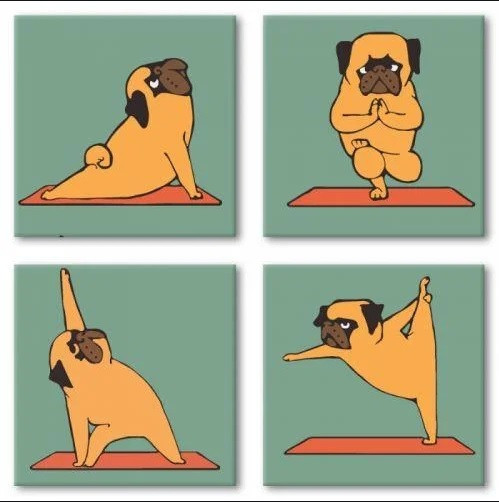 

Картина по номерам Поліптих "Yoga-dog"(4шт.)18*18см (KNP012)