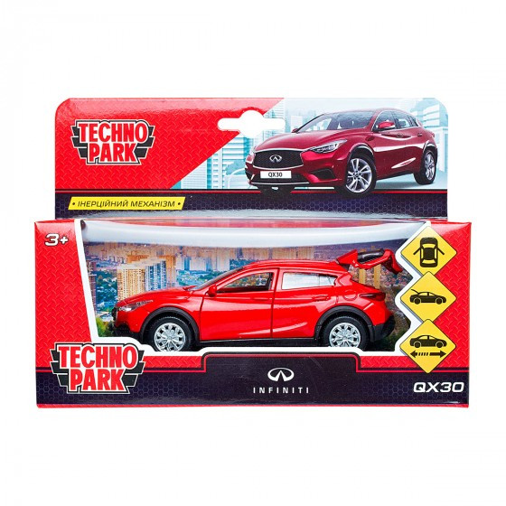 

Автомодель - INFINITY QX30 (червоний, 1:32) (QX30-RD)