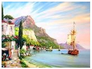 

Картина по номерам "Корабль у берега" 40*50см,крас.-акрил,кисть-3шт.(1*30) (3091)