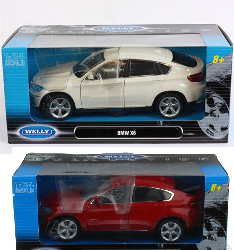 

Welly, Машинка 1:24 BMW X6, 2 цвета (24004W)