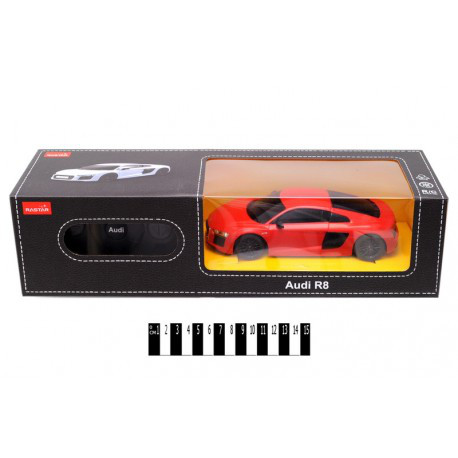 

Машина колекц. (радіокерув.) 1:24 AUDI R8 72300 р.38.5*12*10см.(72300)