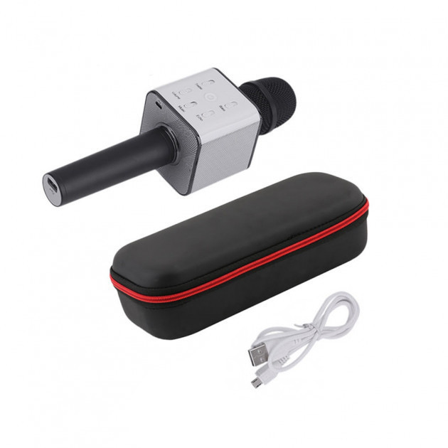 

Беспроводной микрофон караоке Tuxun bluetooth чёрный Q7 MS (RZ552)