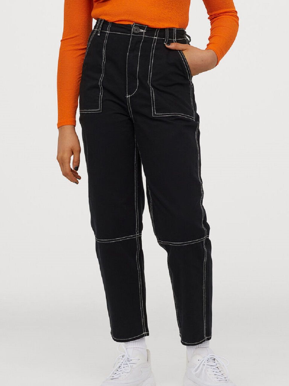 

Брюки H&M 0716947-1 46 Черные