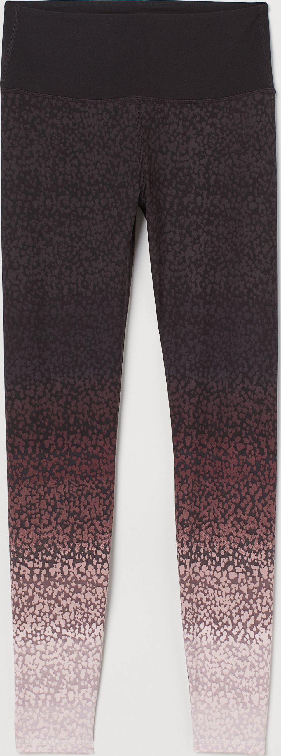 

Спортивные леггинсы H&M Sport 0730683-1 XS Черные с розовым