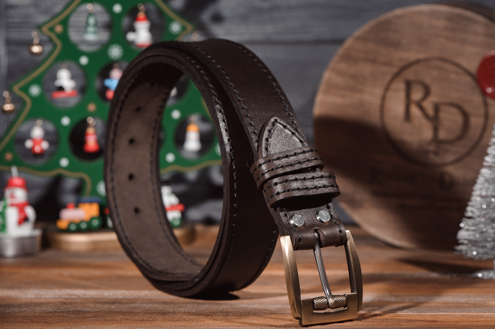 

Ремeнь кожаный Rd Mod24kn1 Коричневый 120 см + аппретура