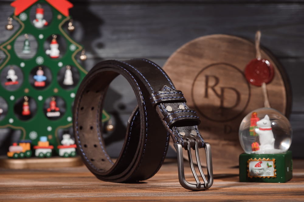 

Ремeнь кожаный Rd Mod21kn5 Коричневый 120 см + аппретура
