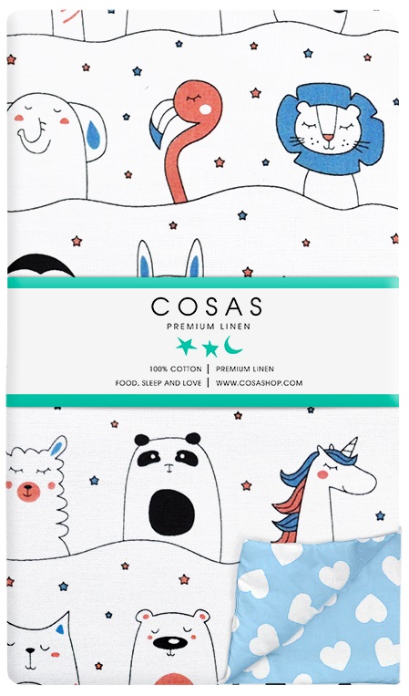 

Пододеяльник Cosas Animals Cord 110х140