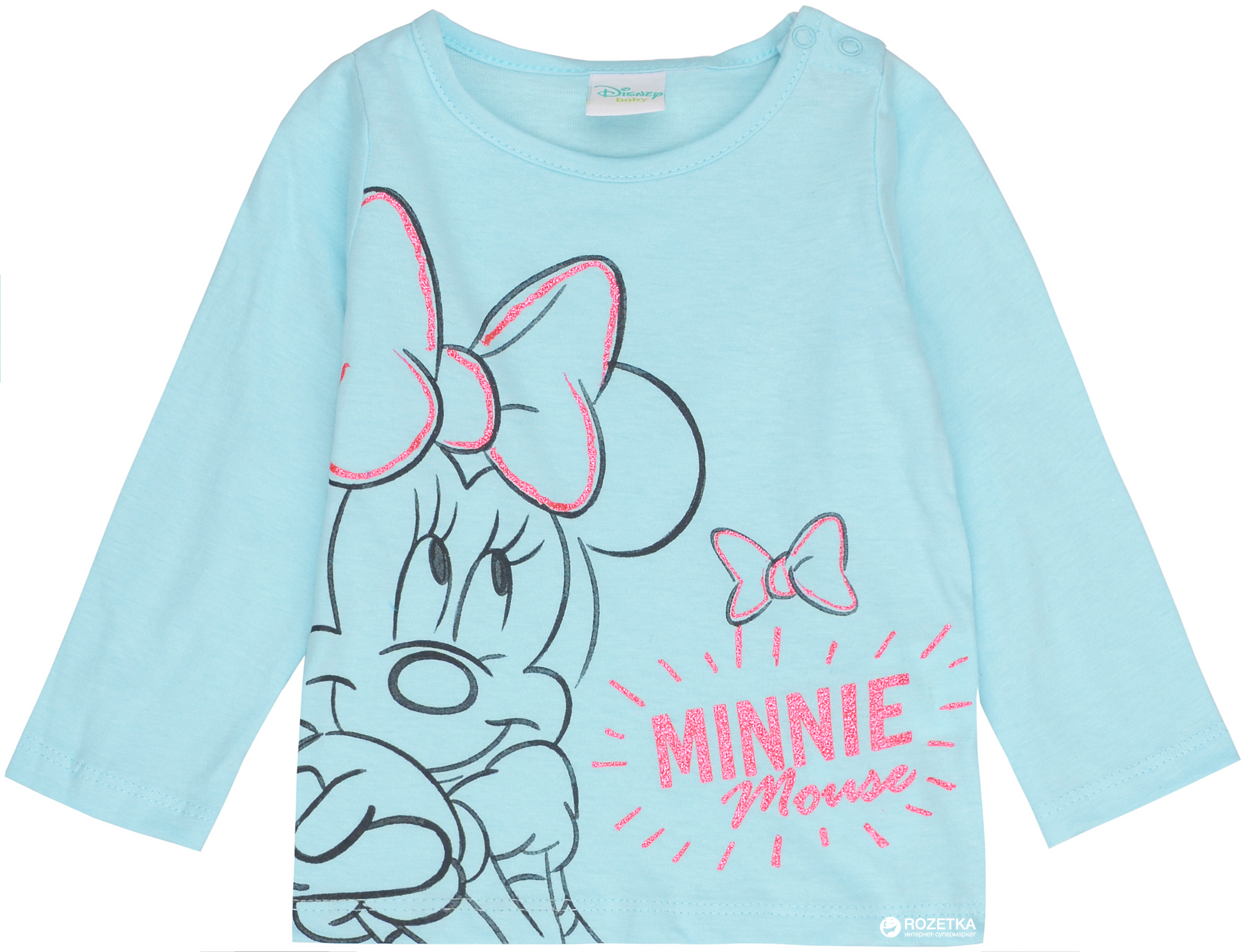 

Футболка с длинными рукавами Disney Minnie RH0085 67 см Голубая