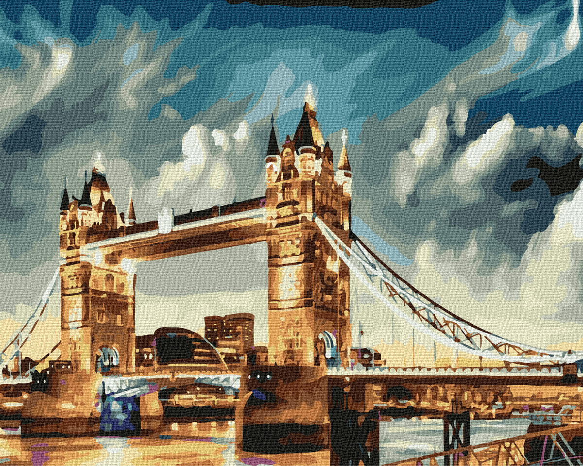 

Картина по номерам - Тауэрский мост акварелью Brushme 40*50 см. (GX35864)