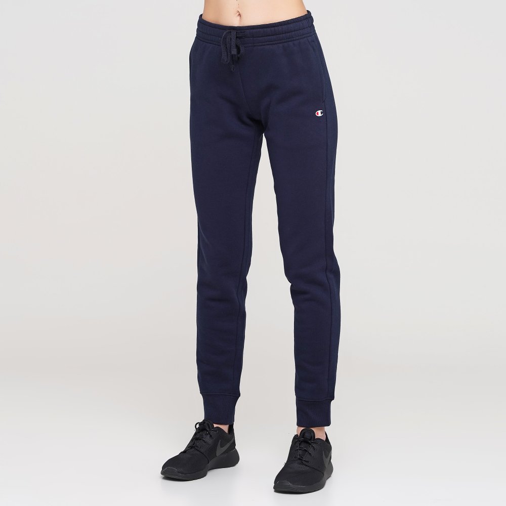 

Женские спортивные штаны Champion Rib Cuff Pants Темно-синий 42 (cha113374-NNY)