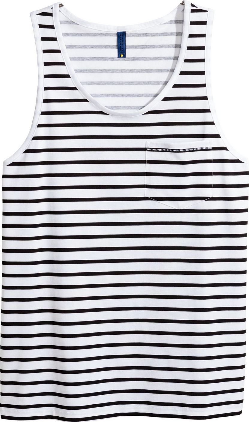 

Майка H& 0443262  Белая, Майка H&M 0443262 M Белая