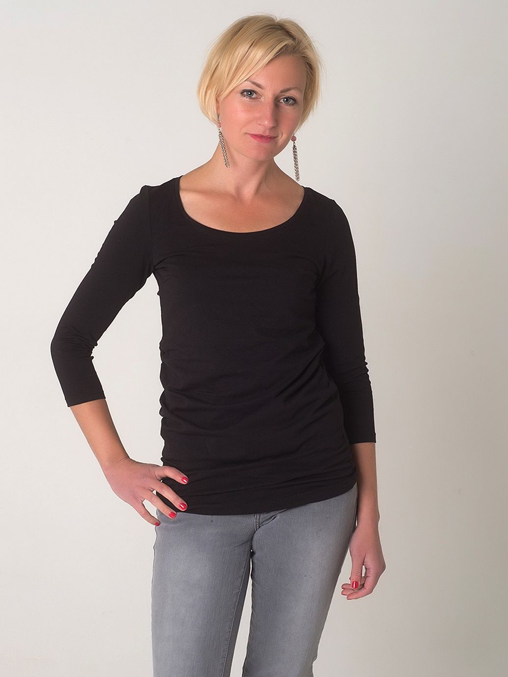 

Лонгслив для беременных H&M 00398074_02 L Черный