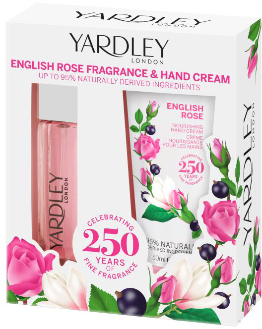 Акція на Набор для женщин Yardley English Rose Hand Cream & Purse Spray 50 мл + 14 мл (5056179301832) від Rozetka UA