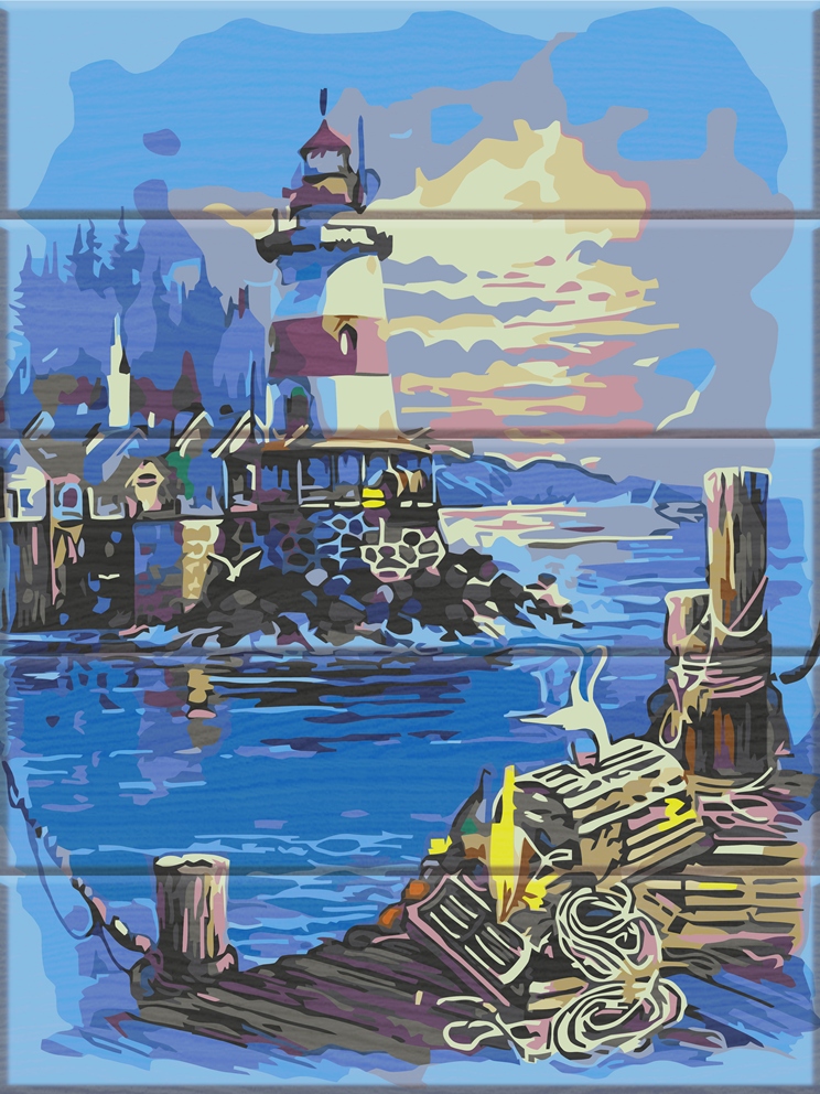 

Картина по номерам ArtStory Свет маяка, 30 х 40 см (ASW106)