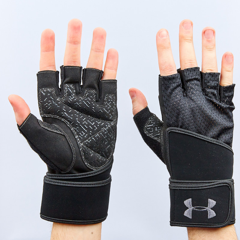 

Перчатки для тяжелой атлетики Under Armour, код: BC-859-BK