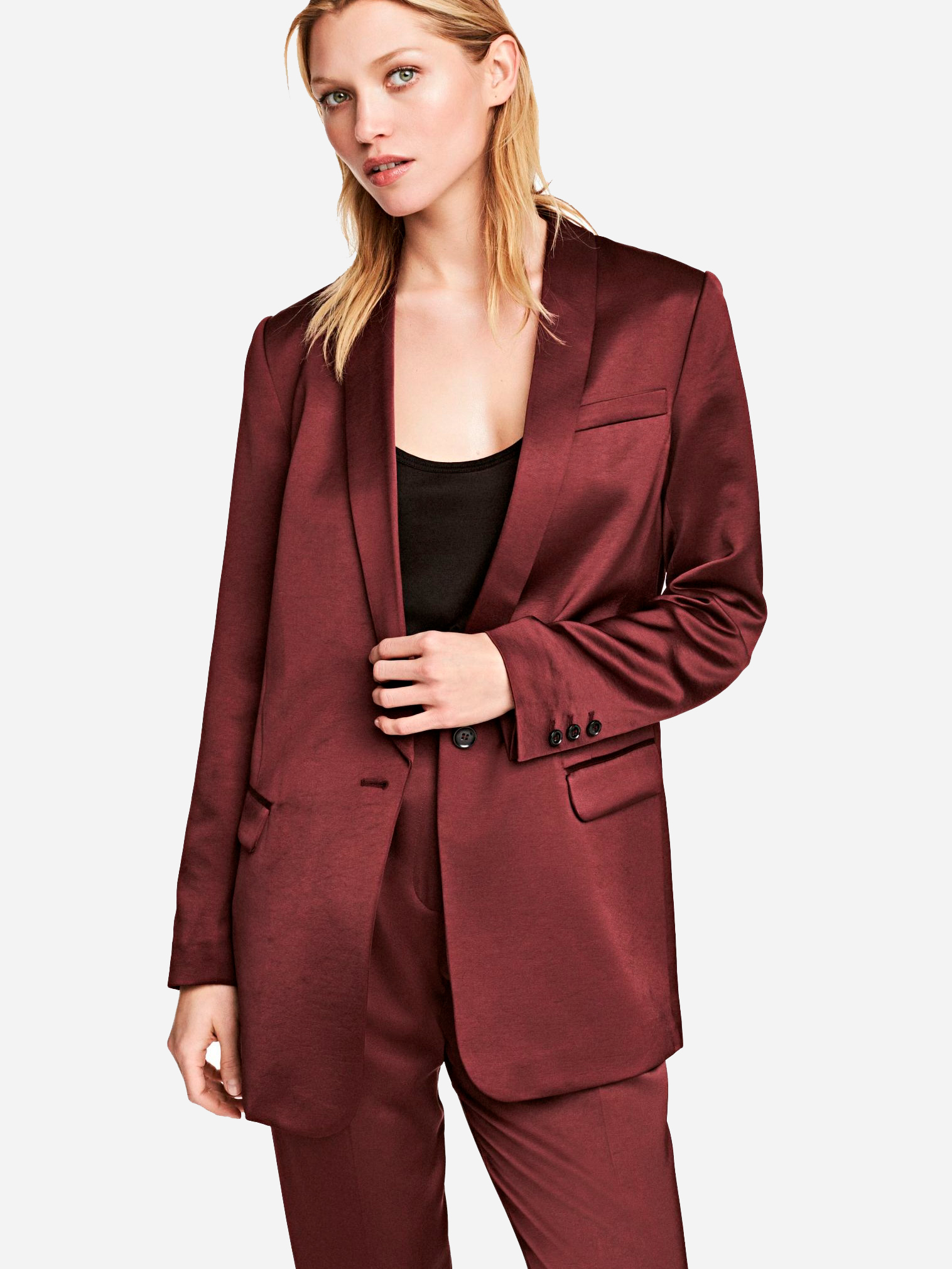 

Пиджак H&M 060441297 40 Бордовый