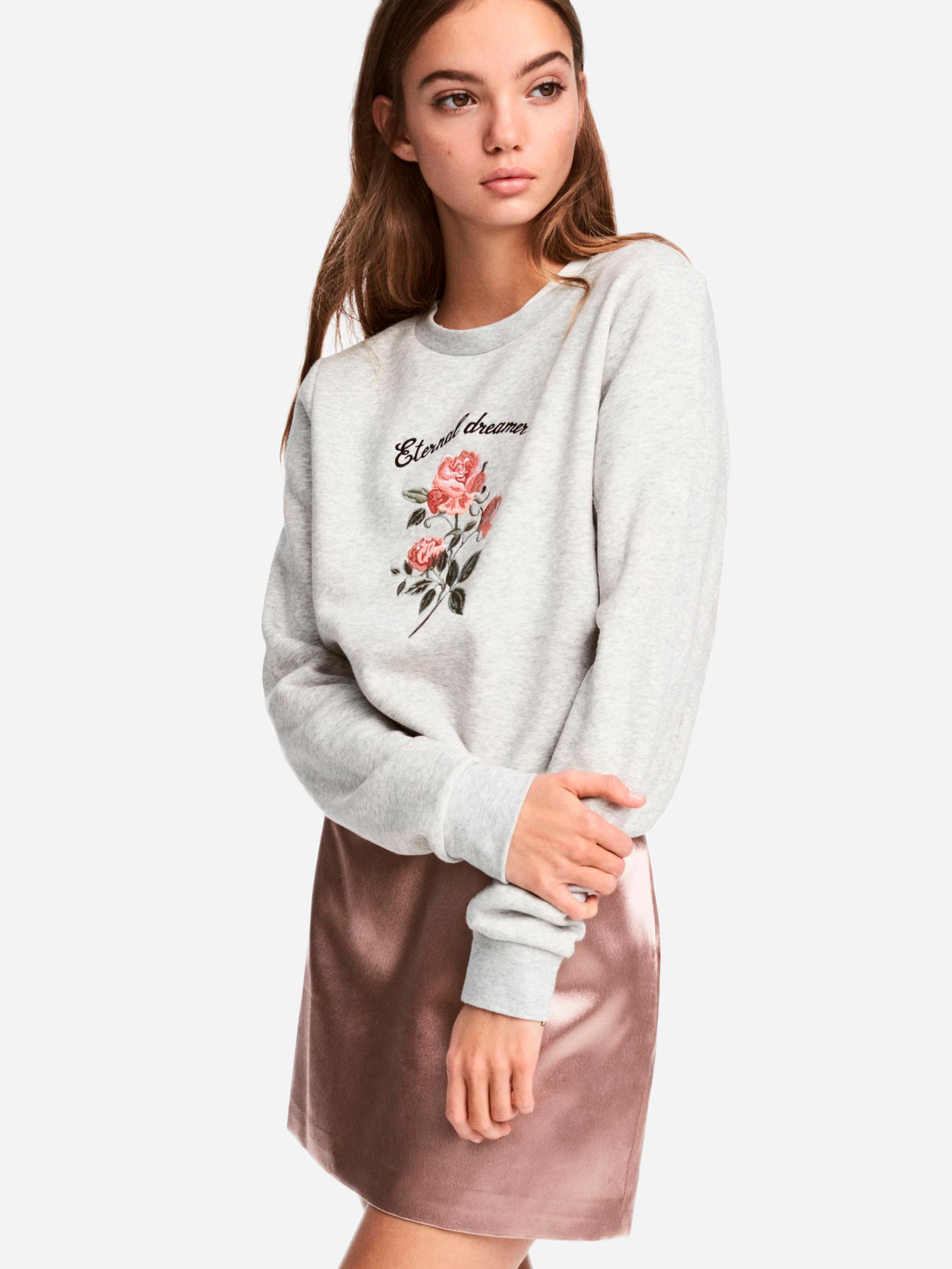 

Свитшот H&M 060454681 XL Светло-серый