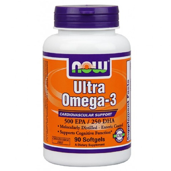

Витамины NOW Ultra Omega-3 90 капсул (4384300705)
