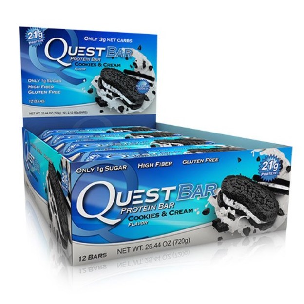 

Протеиновый батончик Quest Nutrition Quest Bars 60 г печенье-крем (4384300831)