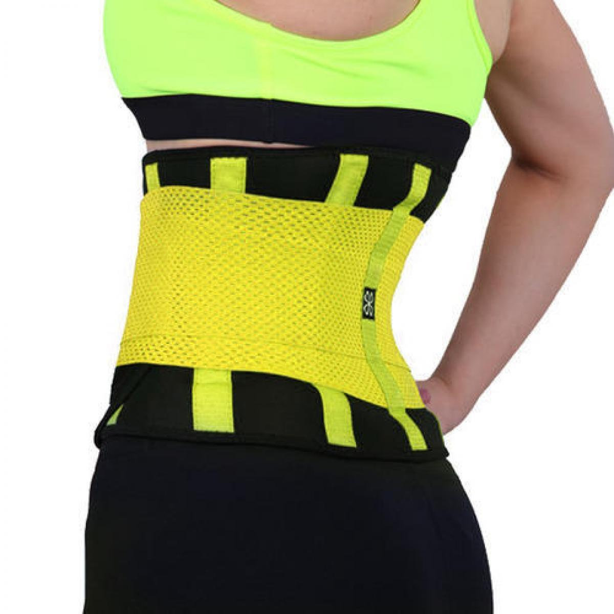 

Пояс для похудения на липучке Hot Shapers Belt Power утягивающий Черно-желтый, размер L (18650)