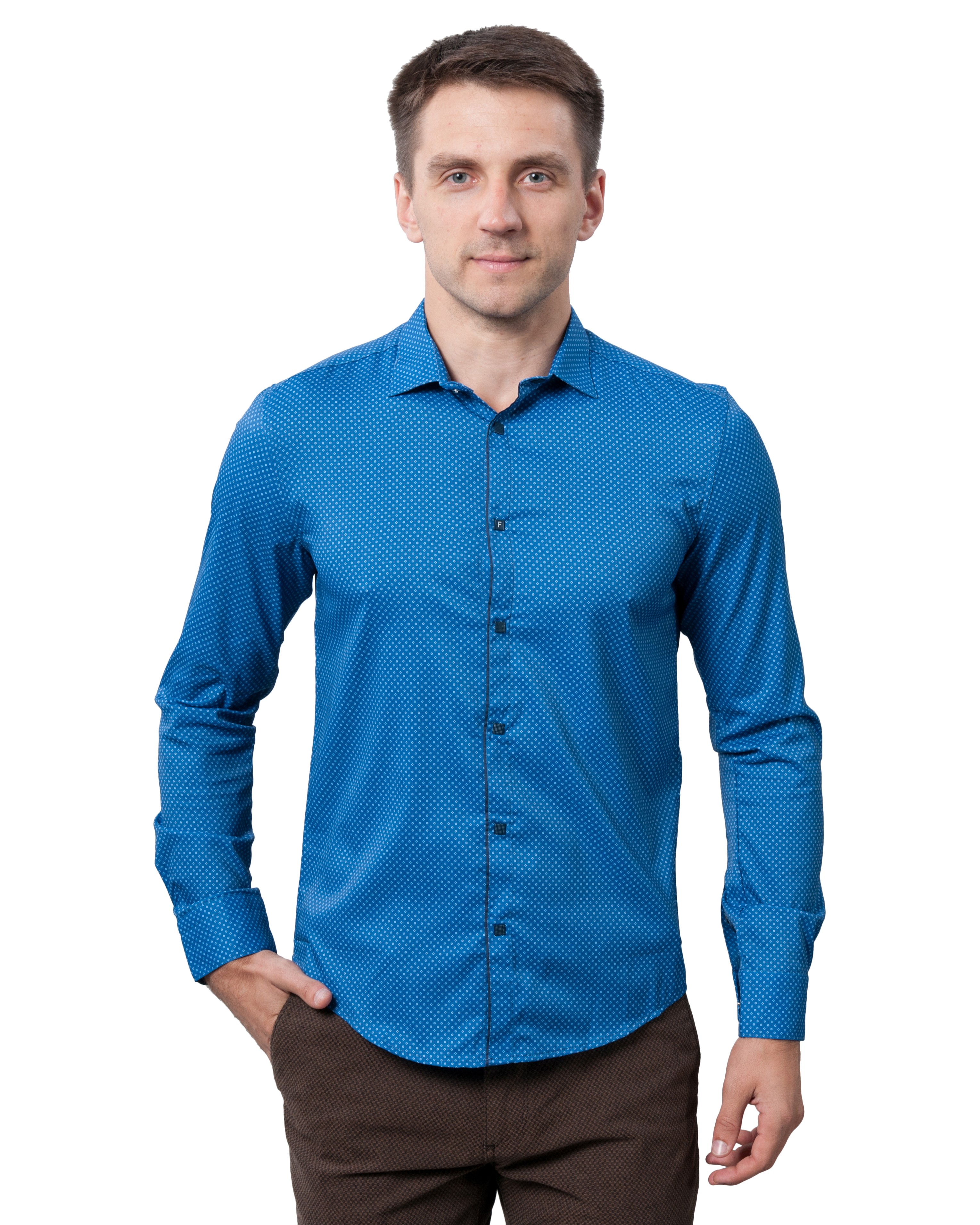 

Рубашка FOLK  синий FGUG0010-10, Рубашка FOLK 2XL синий FGUG0010-10