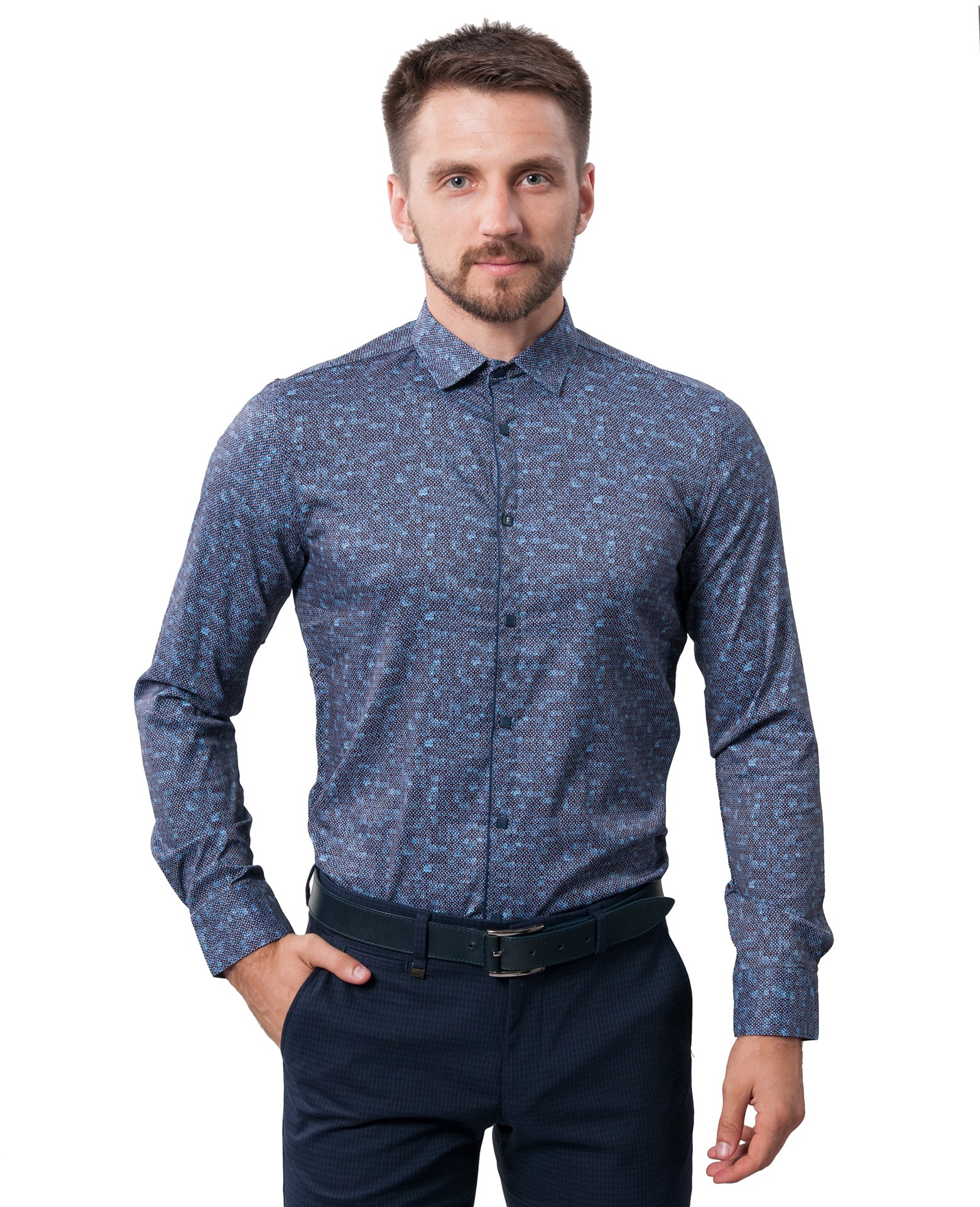 

Рубашка FOLK  темно-синий FGUG0010-02, Рубашка FOLK 2XL темно-синий FGUG0010-02