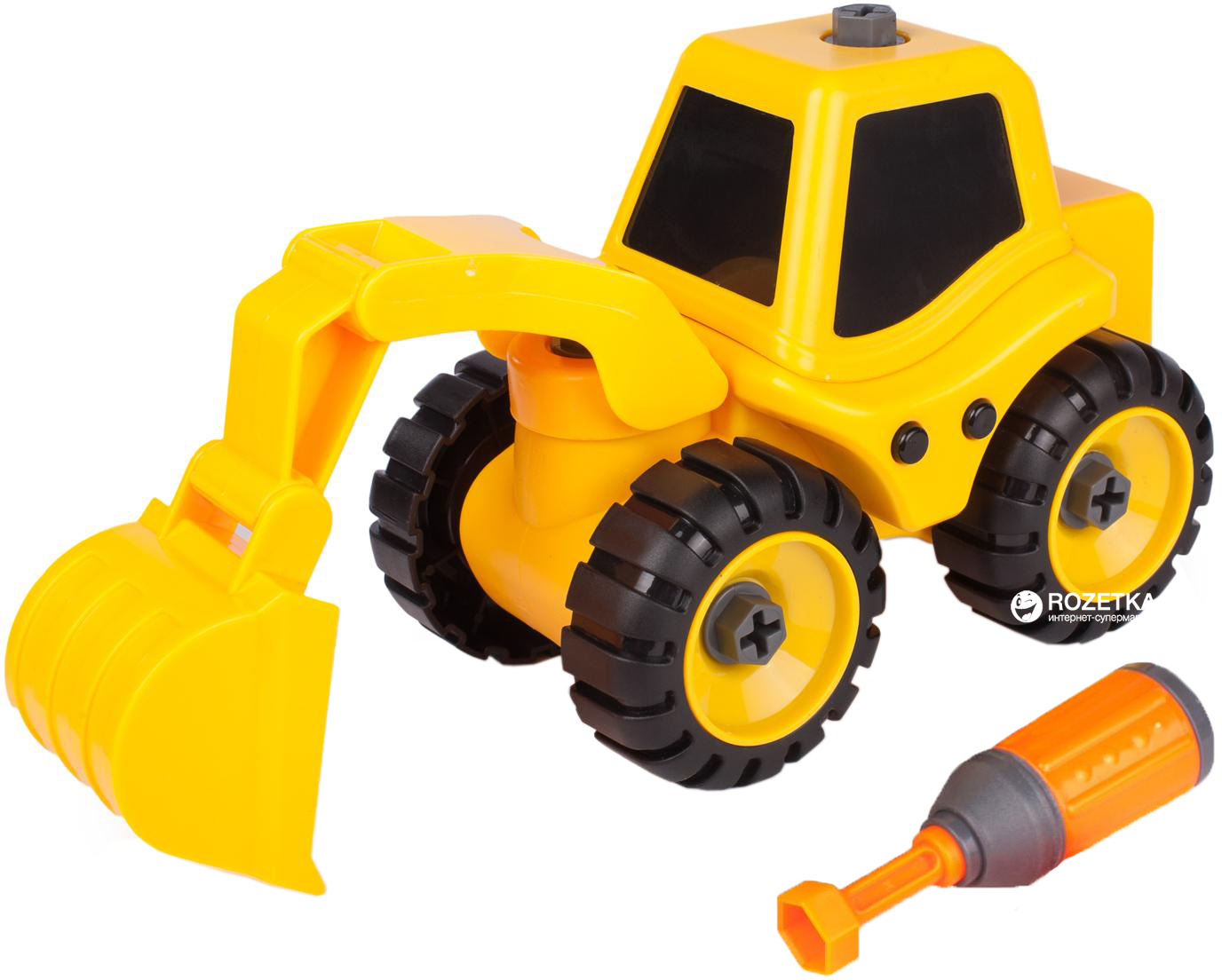 

Набор трактор с аксессуарами Kaile Toys разборная модель с отверткой (KL716-3)