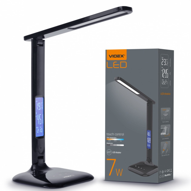 

Настольная светодиодная лампа Videx 7W 3000-5500K 220V (VL-TF05B)