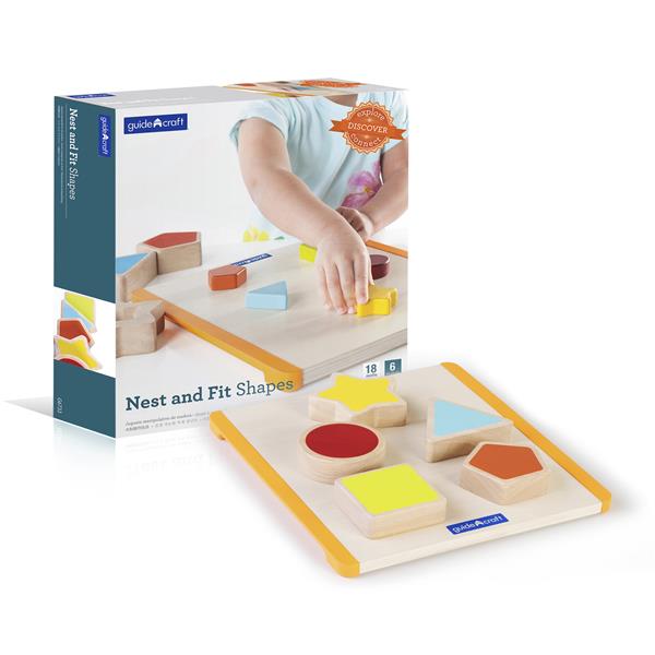 

Сортер Guidecraft Manipulatives Фигуры 6 Деталей (G6733)
