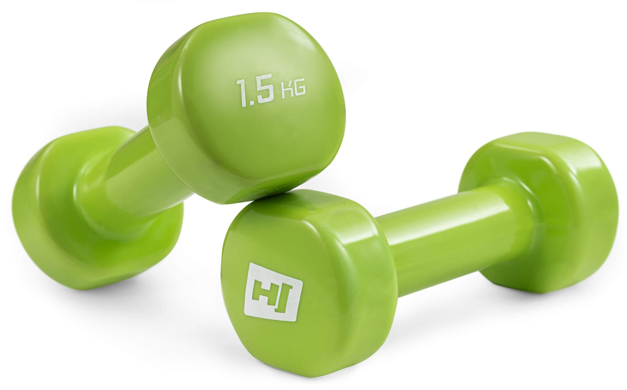 

Гантели виниловые круглые Hop-Sport 2 шт по 1,5 кг Салатовые (HS-V015DC)