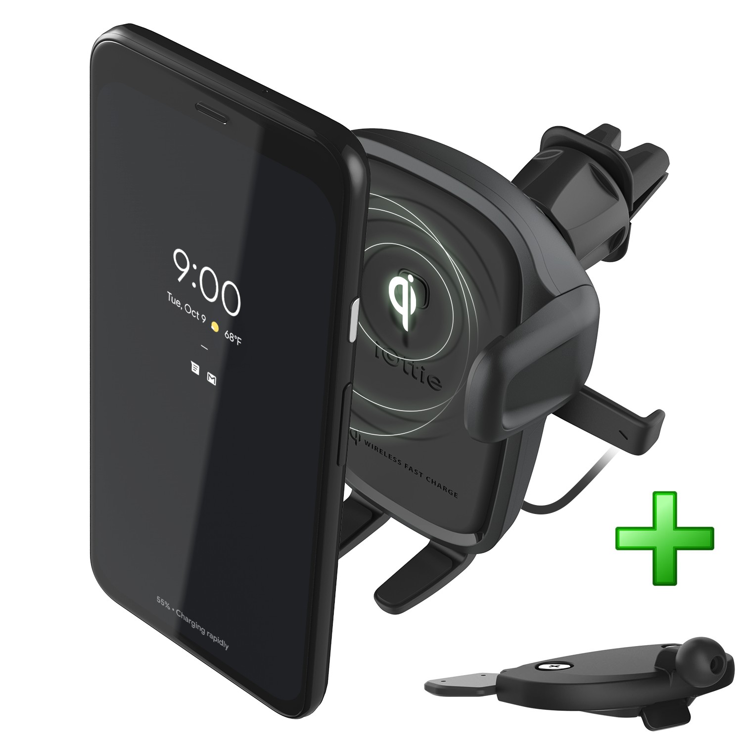 

Автодержатель для телефона iOttie Easy One Touch Wireless 2 Air Vent/CD Mount