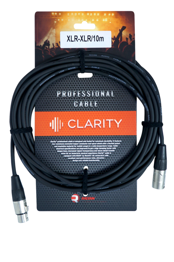 

Микрофонный кабель Clarity XLR-XLR/10m