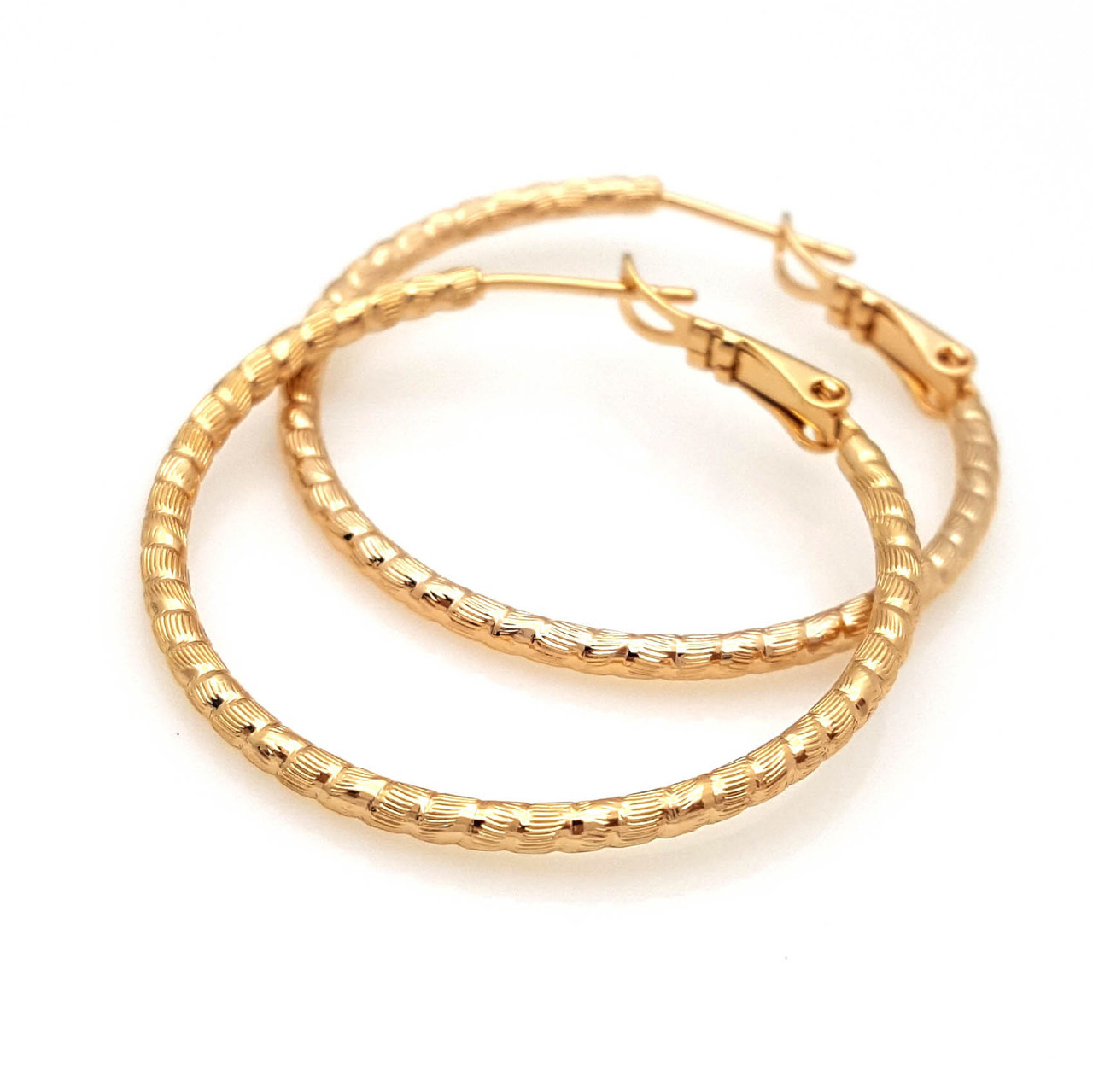 

Серьги медицинское золото Xuping 705955 35х2 мм