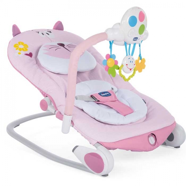 

Кресло-качалка шезлонг Chicco Balloon Miss Pink (79128.81)