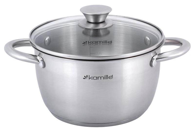 

Кастрюля из нержавеющей стали 2 л Kamille KM-4901