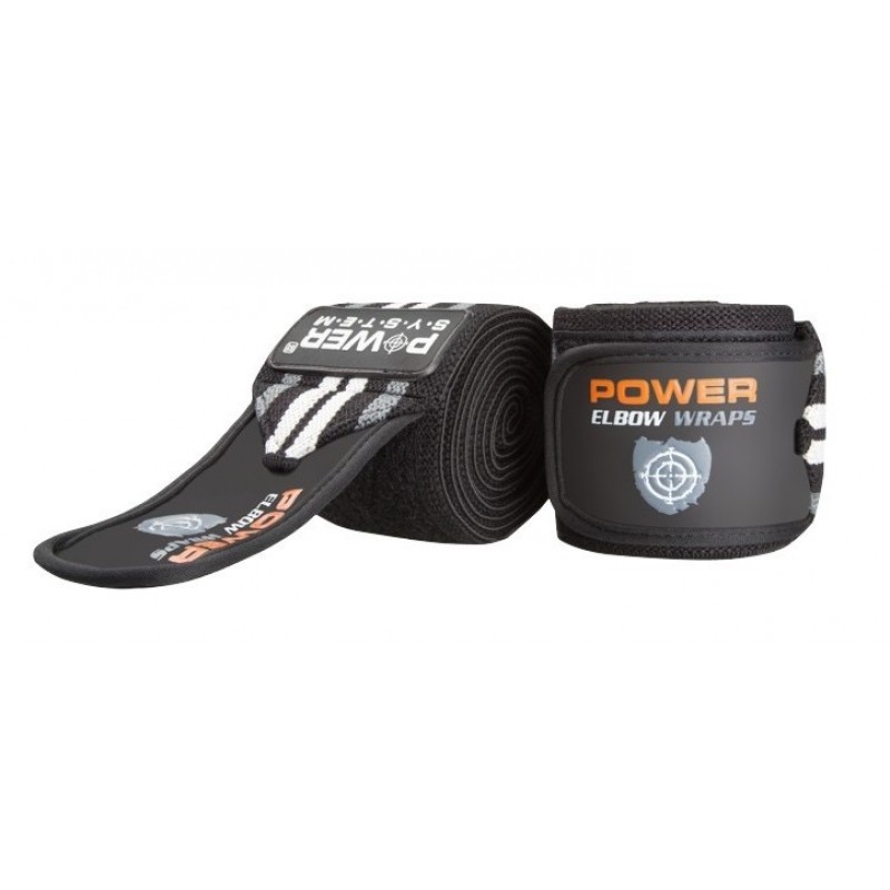 

Локтевые бинты Power System Elbow Wraps Grey/Black 1,5 м, код: PS-3600_Grey-Black