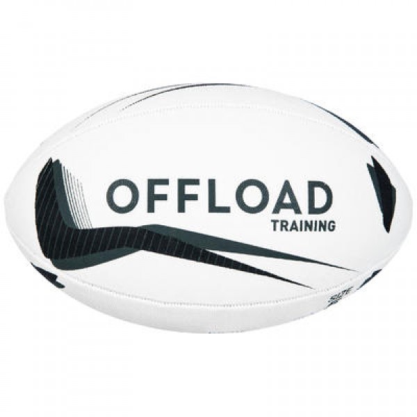 

Мяч для Регби OFFLOAD R300 №5 Бело-Черный