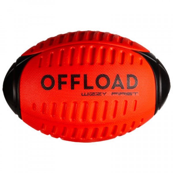 

Мяч для Регби OFFLOAD WIZZY R100 №3 для Детей Красно-Черный