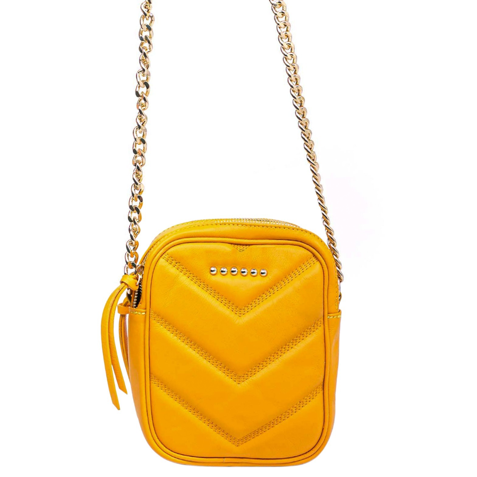 

Клатч женский кожаный Italian Bags 190140_yellow шафрановый