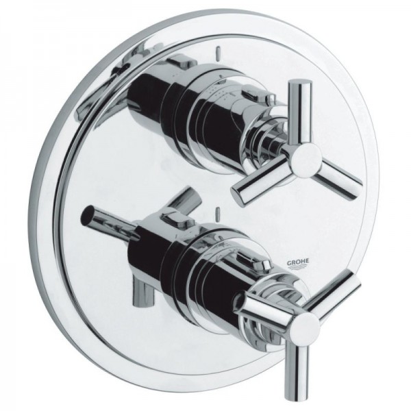 

Внешняя часть термостатического смесителя для ванны Grohe Atrio 19395000 для встроенной части 35500000