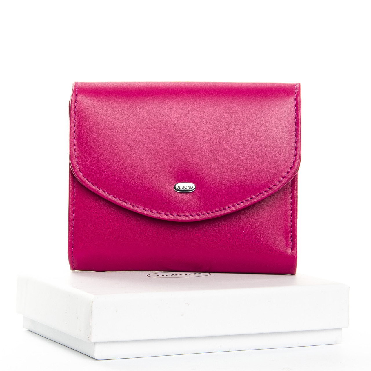 

Кошелек Classic кожа DR. BOND WS-4 plum-красный