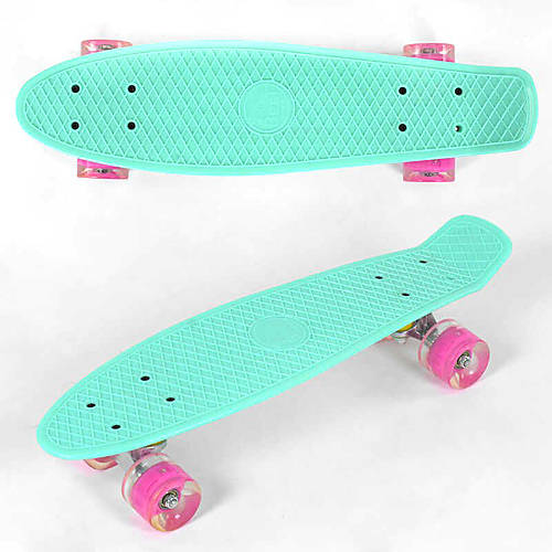 

Скейт Пенни борд 55см (бирюзовый) Best Board (6060)