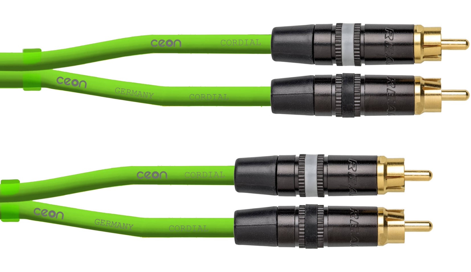 

Коммутационный аудио кабель 2xRCA—2xRCA 1.5м Cordial CEON DJ RCA 1,5 G