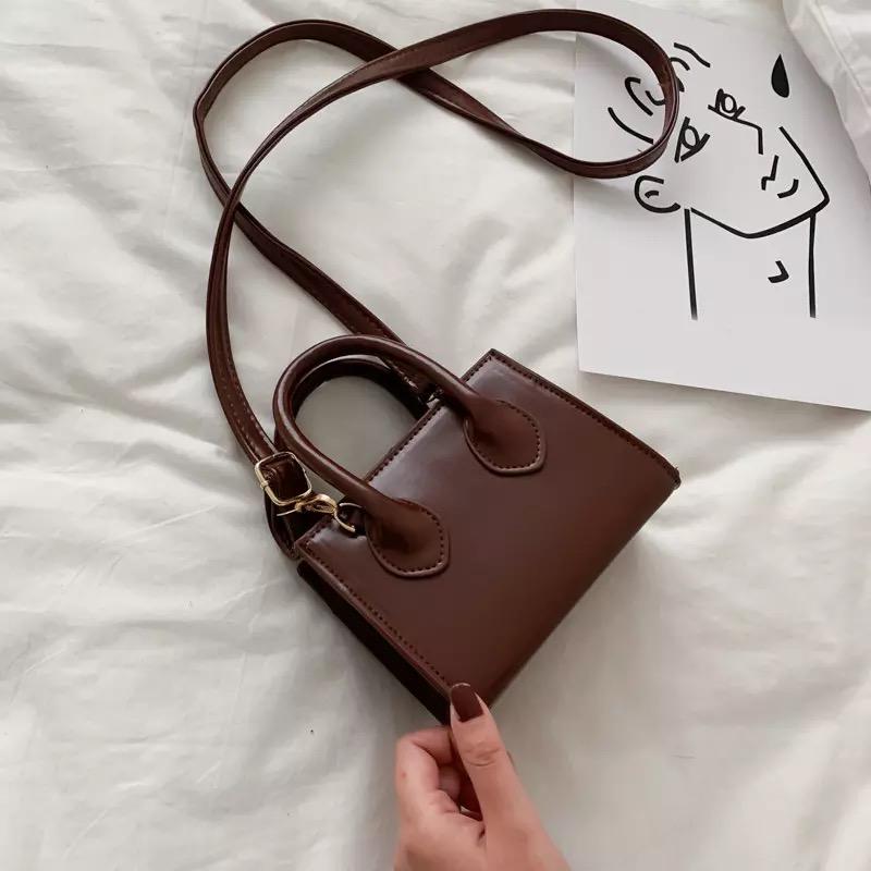 

Сумка - клатч женская мини brown