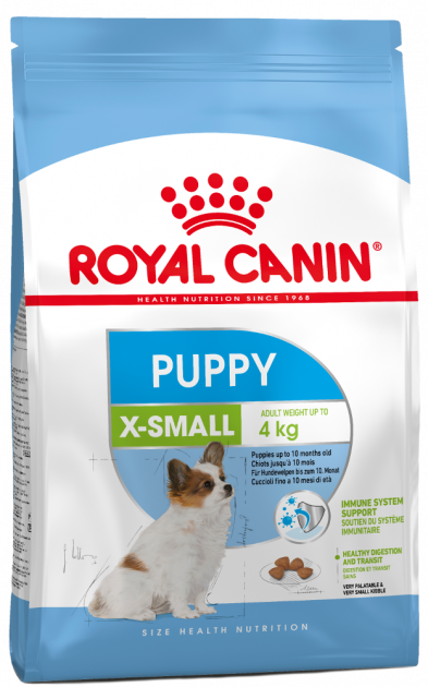 

Сухой корм для собак карликовых пород Royal Canin XSMALL PUPPY для щенков до 10 мес. (3 кг)